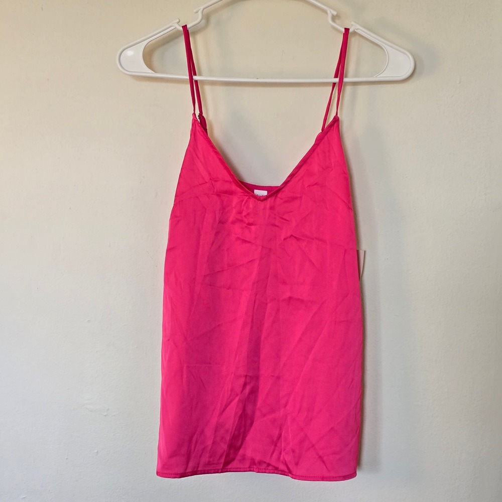 Stars Above Cami Womens Extra Small Bright Pink Tank Cami NWT